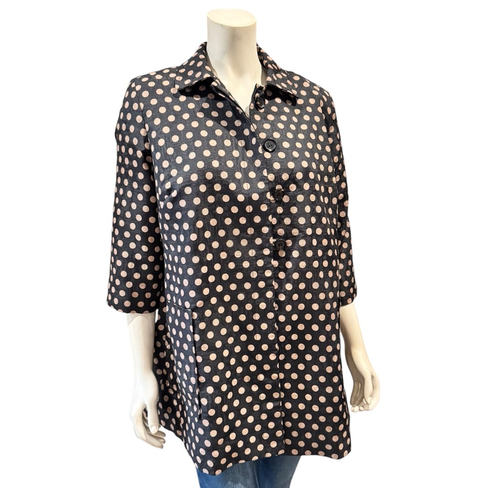 Chico’s Polka Dot Raincoat